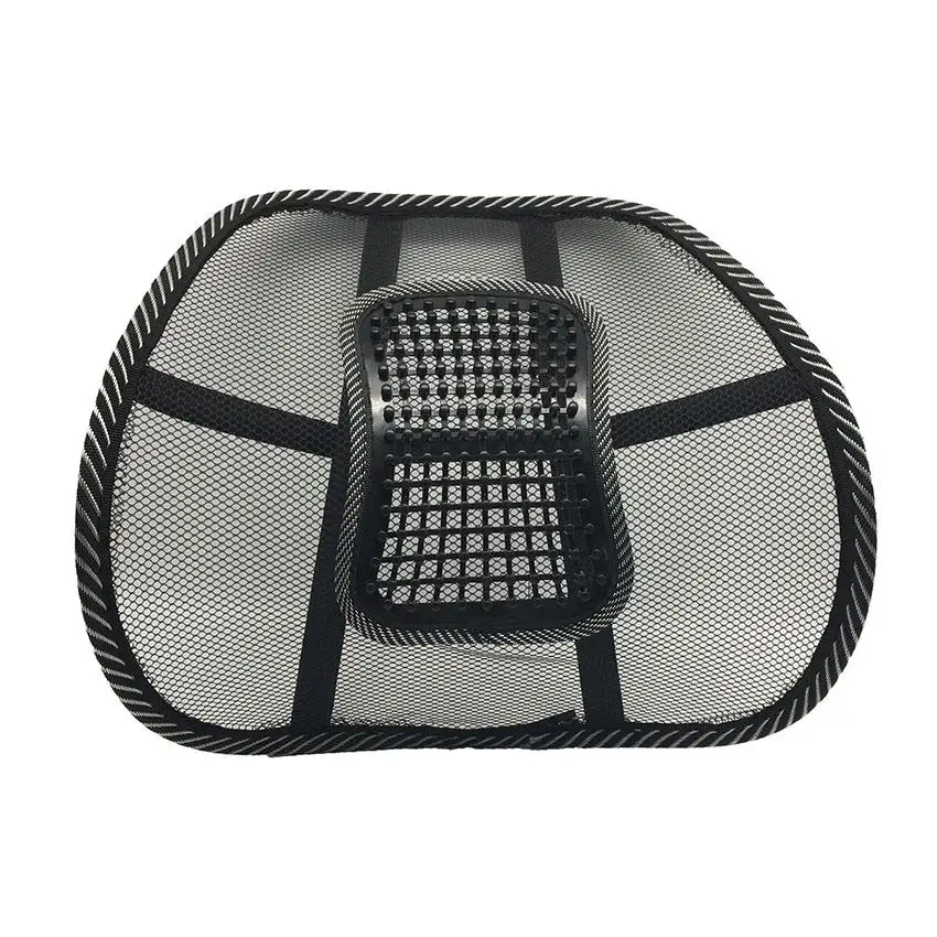 cool in summer with mesh elasticity for back and lumbar car support cushion