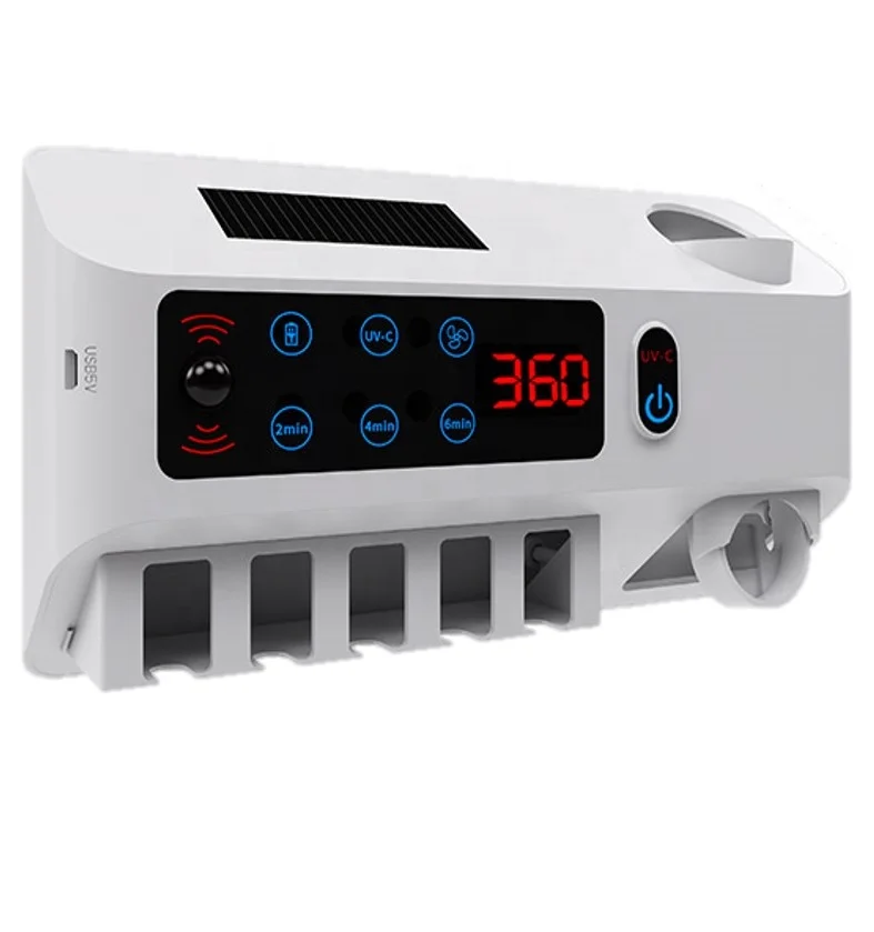 2 в 1, УФ-стерилизатор для зубной щётки и пасты