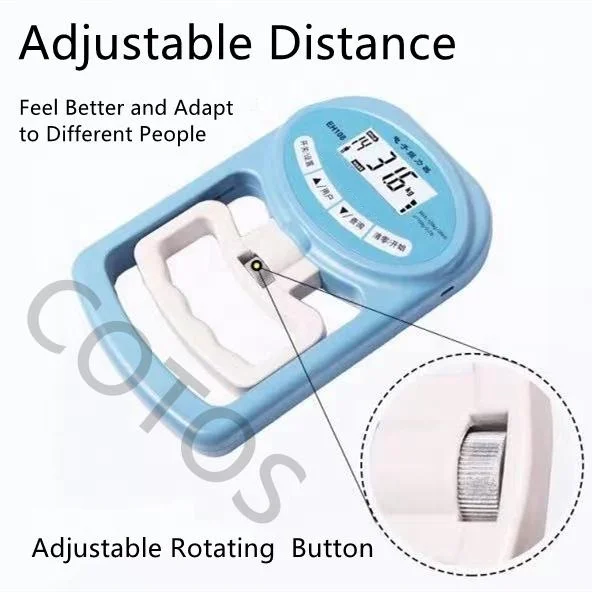 0-120KG/264LB Digital LCD USB Hand Grip Power Measurement Strength Meter Muscle Developer for Body Building Gym Exercises