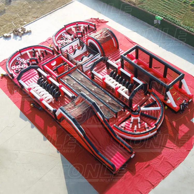 commercial adult inflatable obstacle course for sale