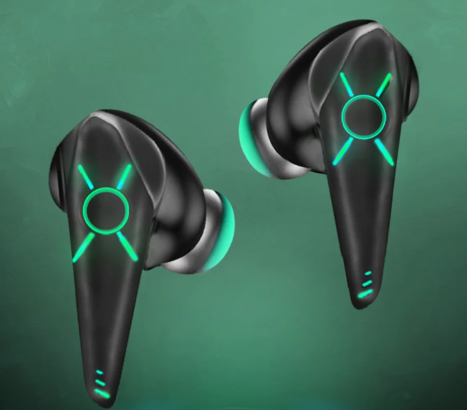 Tws Gaming Headset Bt5.0 Noise Cancellation In-ear  True Wireless Bluetooth Headset Manufacturer Wholesale