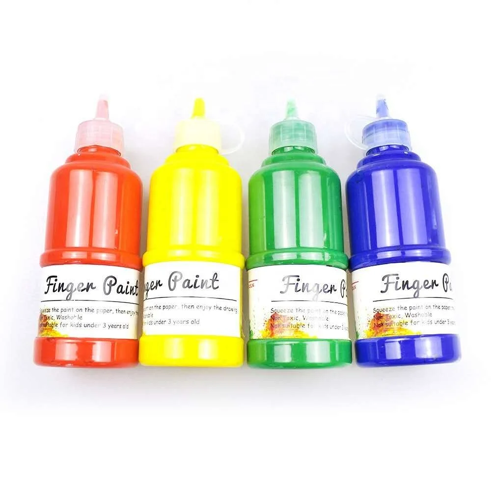 wholesale colorful 120ml water based acrylic paint set for children drop bottle