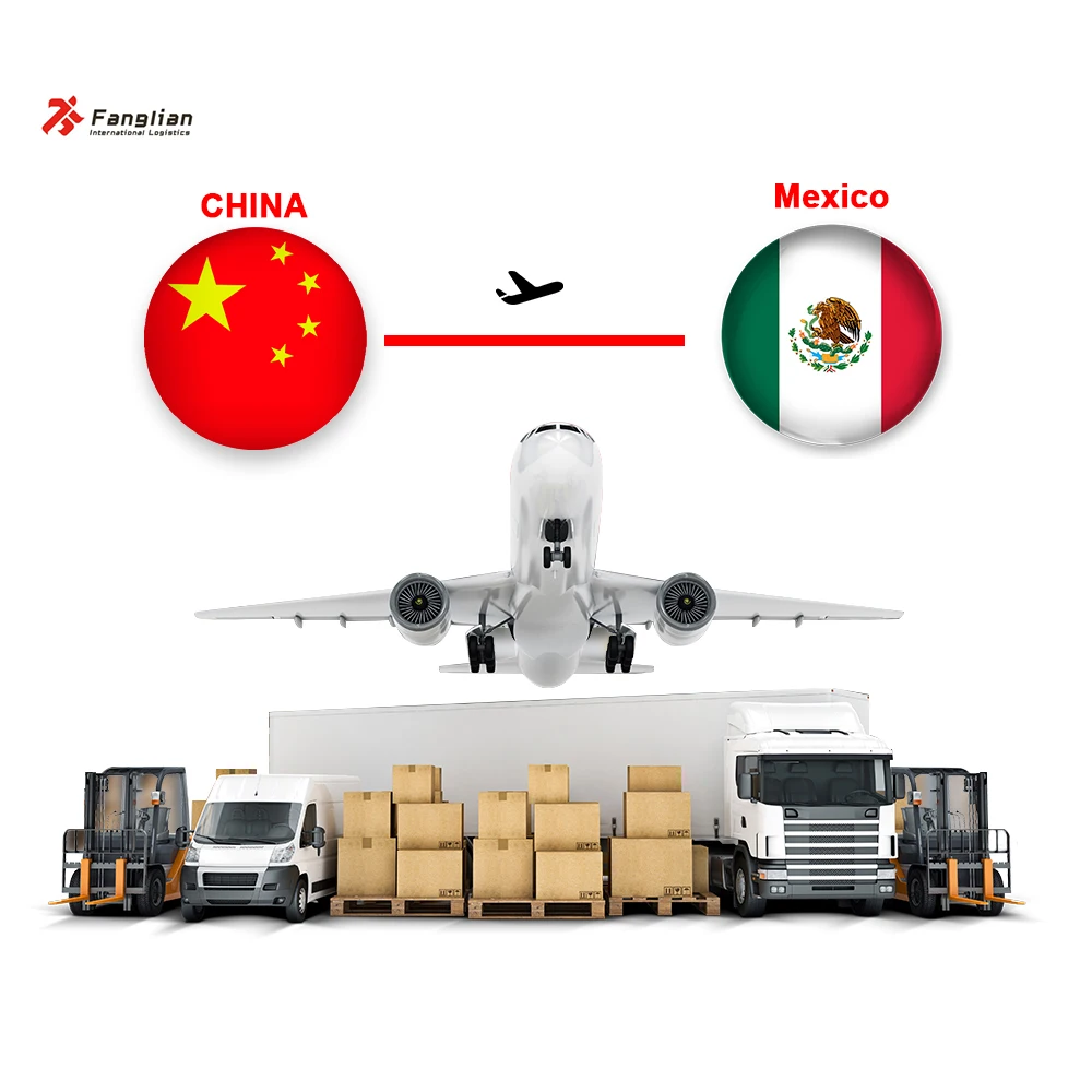 Chinese air freight agent for DDP transportation from China to Mexico and door-to-door delivery