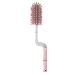 Food Grade Baby Bottle Brush Cleaner New Arrival Houseware Easy For Dinnerware Silicone Bottle Cleaning Brush Baby Bottle Brush