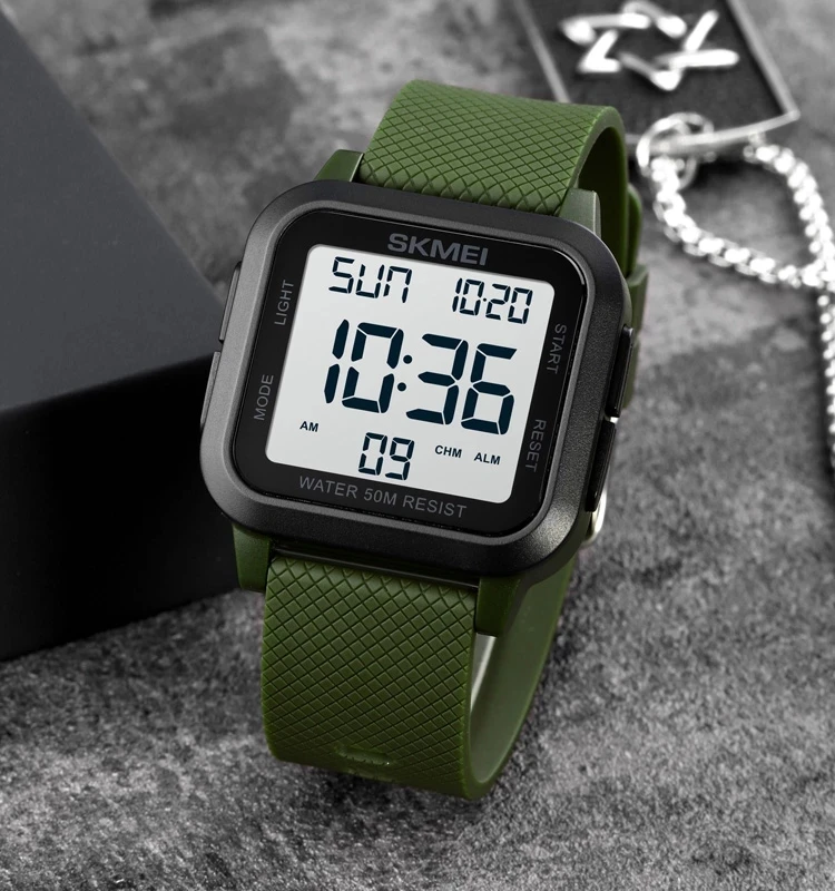 Skmei 1894 wholesale new arrival mens digital watch low price original rubber band waterproof  sports wrist watch for men