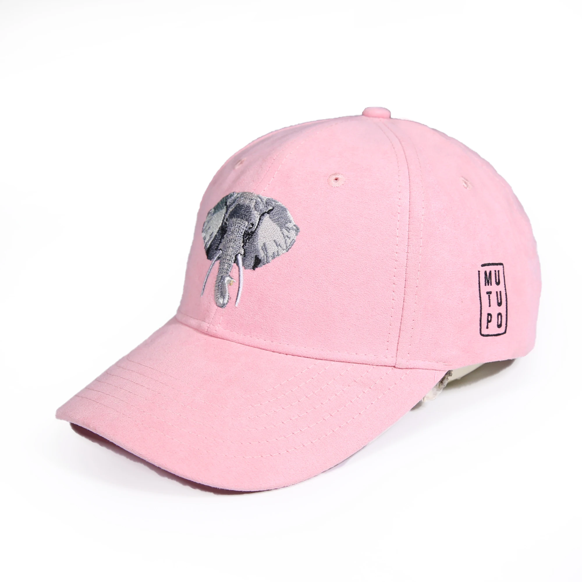 New Arrivals Cute Velvet Baseball Cap Embroidered Logo Pink Suede Dad Hat For Girls And Women