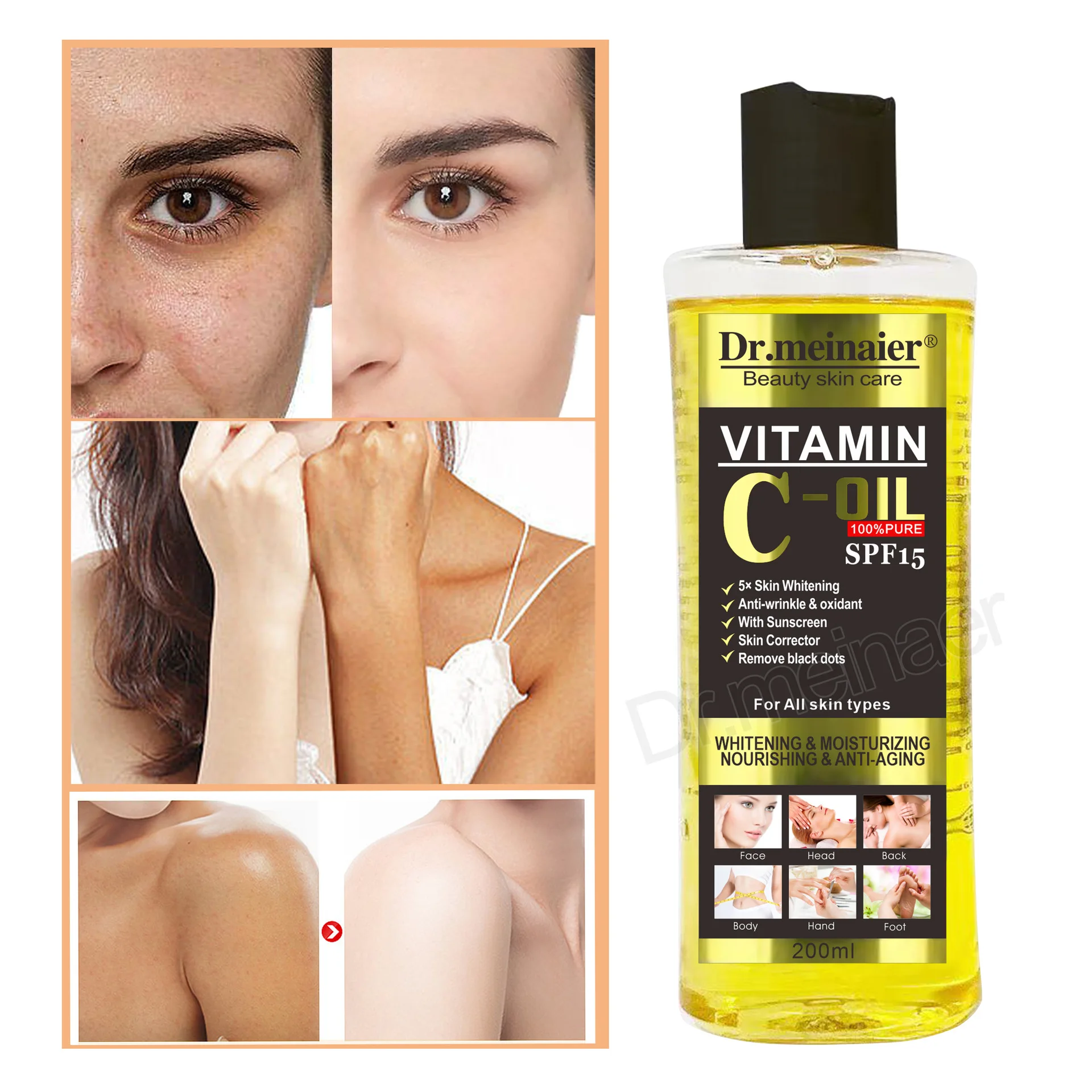 Skin Corrector Vitamin E Oil Moisturizer Face Body Anti wrinkle Hydrating Glowing Essential Oil