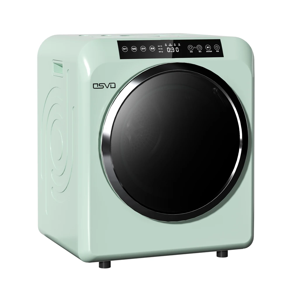 User-Friendly Timed Dry Child Lock LED Touch Quiet White 220v UV Automatic Tumble Clothes Dryer