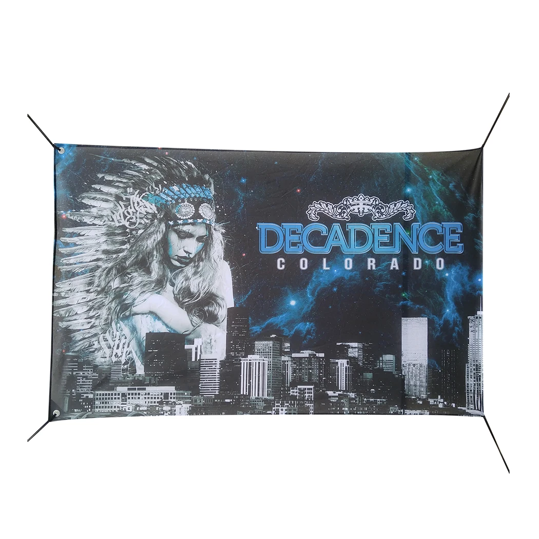 Hot Sale Break Away Hanging Vinyl Pvc Banner Printing Advertising Polyester Fence Mesh Banner