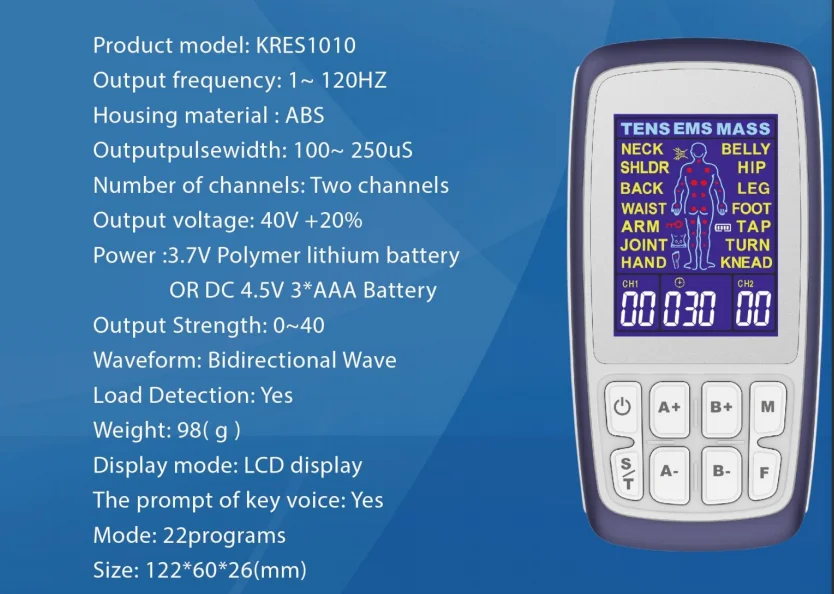 Physiotherapy Ultrasound Therapy Machine with 2 Channel Tens