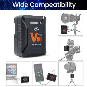 BP-190W BP190W BP-190 V-mount V-lock Battery for Sony HDW-800P PDW-850 DSR-250P 600P 650P Camera Rechargeable Battery