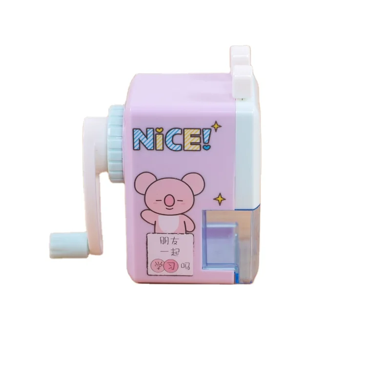 Pencil Sharpener Cartoon Design School Stationery Pencil Sharpener Best Cheap Mechanic Manual Pencil Sharpener
