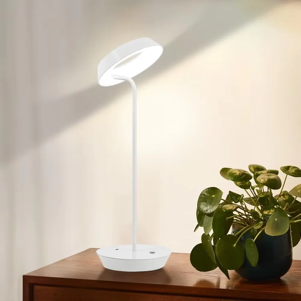 Bedside Touch Control Cordless Table Lamp for Bedroom with 3 Level Dimmable Warm White LED Lights Lamp for Outdoor, Living Room