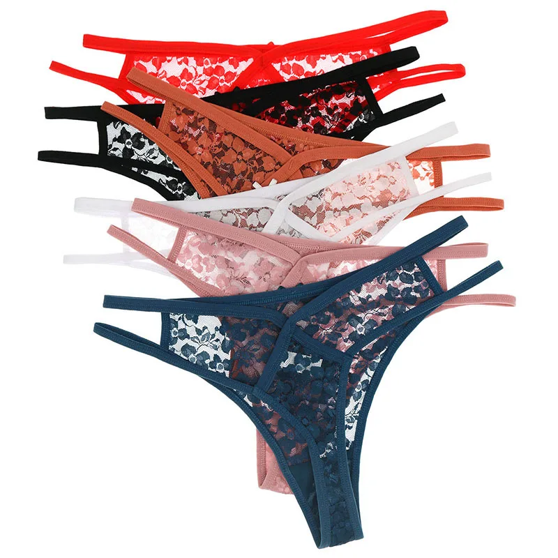 New Product Ideas 2024 Low Waist Thong Very Hot Sexi Girl Thong Lace Thongs Custom For Women G String