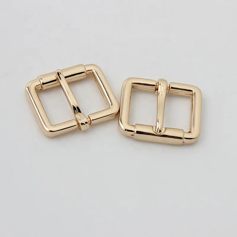 2022 Hot Sale In Stock 2Sizes Zinc Alloy Pin Buckle Roller Pin Buckle Belt Buckle For Bag