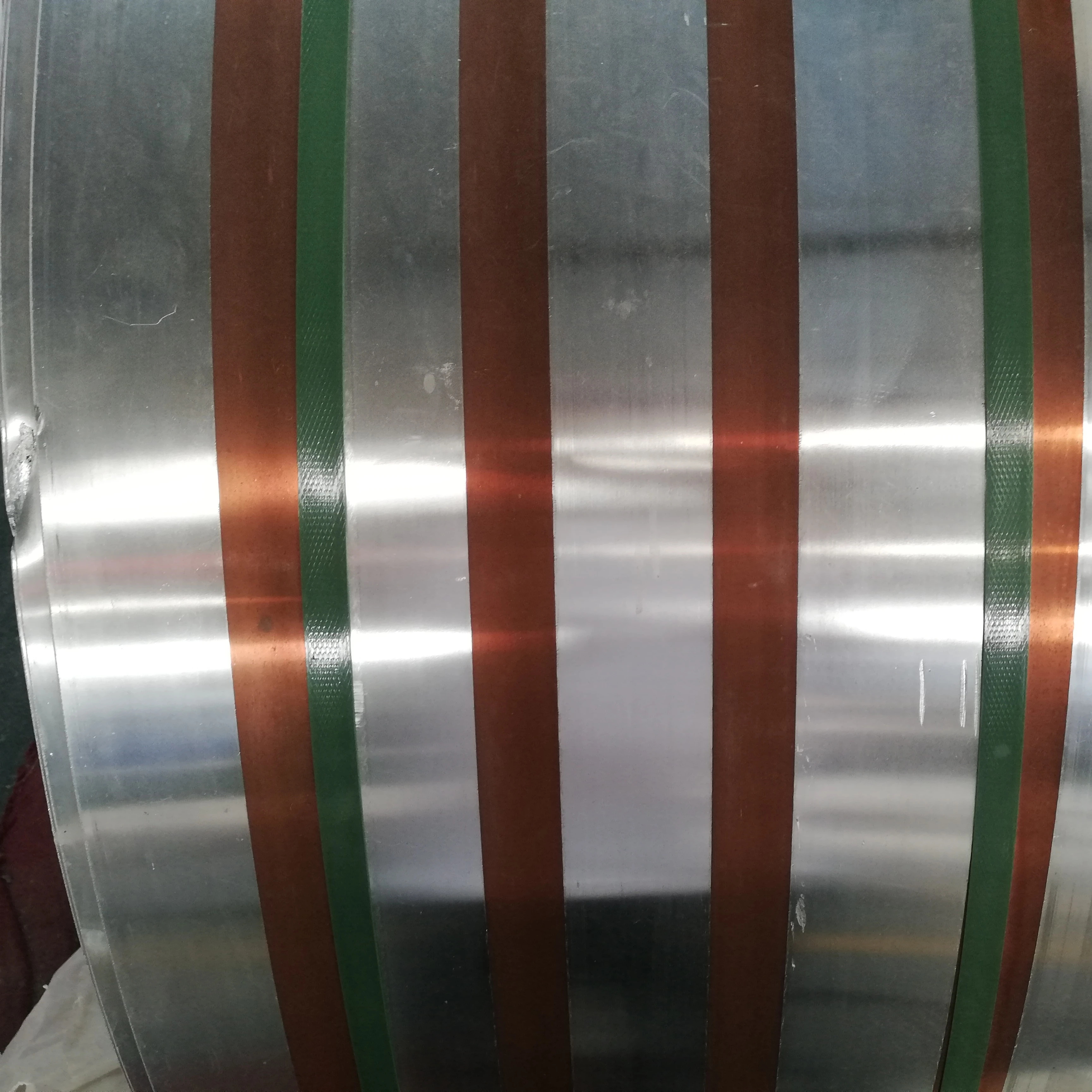 Customized bi-metal tape Brass  Aluminum Composite Copper T2 bimetal strip foil coil for Thermostat controls