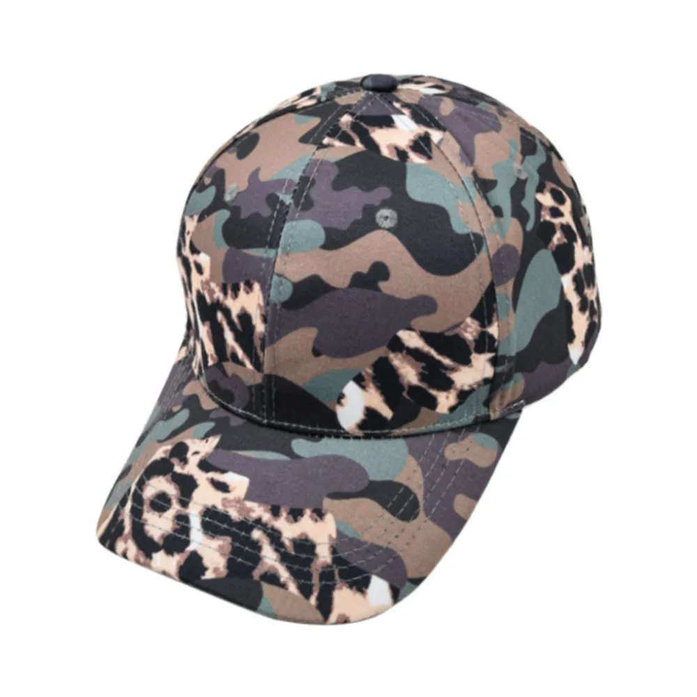 wholesale Hats Leopard Print Trucker Hats Wholesale Baseball Snapback Cap Camo Baseball Cap