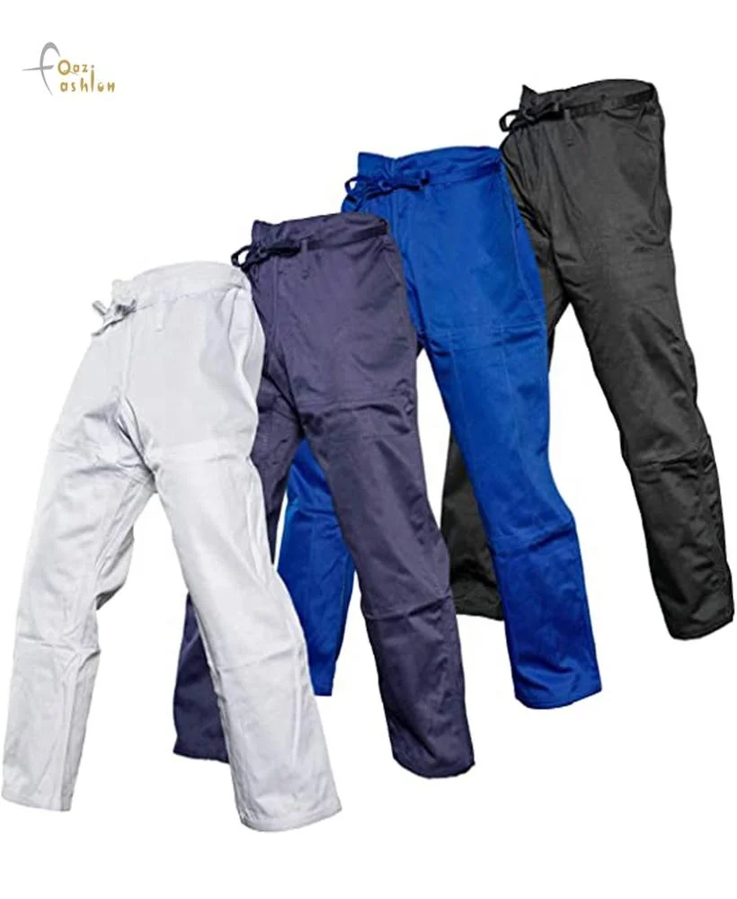Top Quality Custom Brand Jiu Jitsu Gi Bjj Many Color Pants For Unisex Blue BJJ Gi Kimonos Pants Rib stop Brazilian Jiu Jitsu Tro