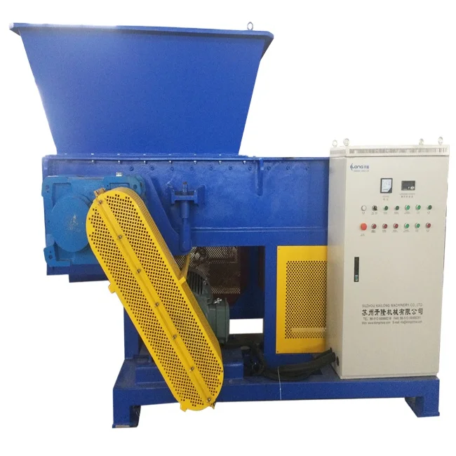 Kailong Machinery, лидер продаж, машина для измельчения картона для упаковки больших шин, измельчитель с одним валом
