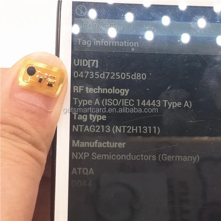 Hot Selling new fashion design NFC shining LED Rfid finger Nail Tag Art Sticker nfc nail stickers for women