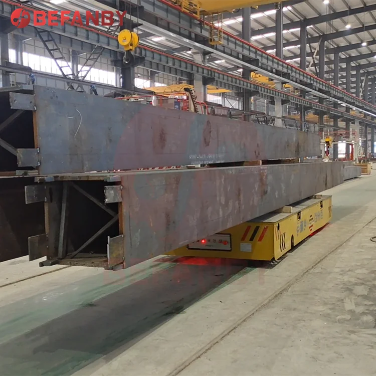 High automation cargo moving heavy load agv 15ton transfer battery towing trolley