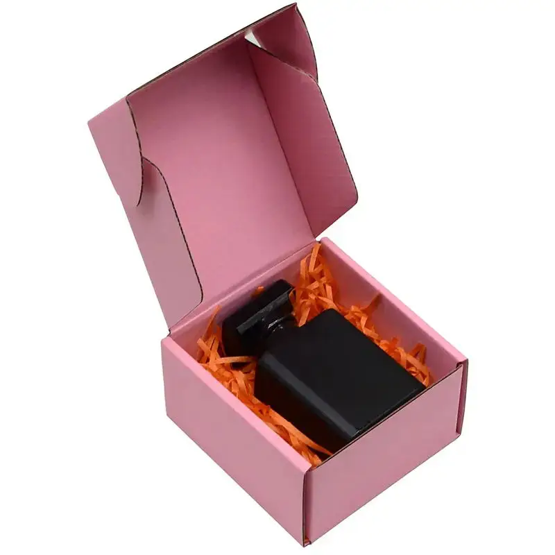 nail polish modern novel design clothing shipping box Corrugated Cardboard Boxes Pink Shipping Boxes For Shipping Packaging
