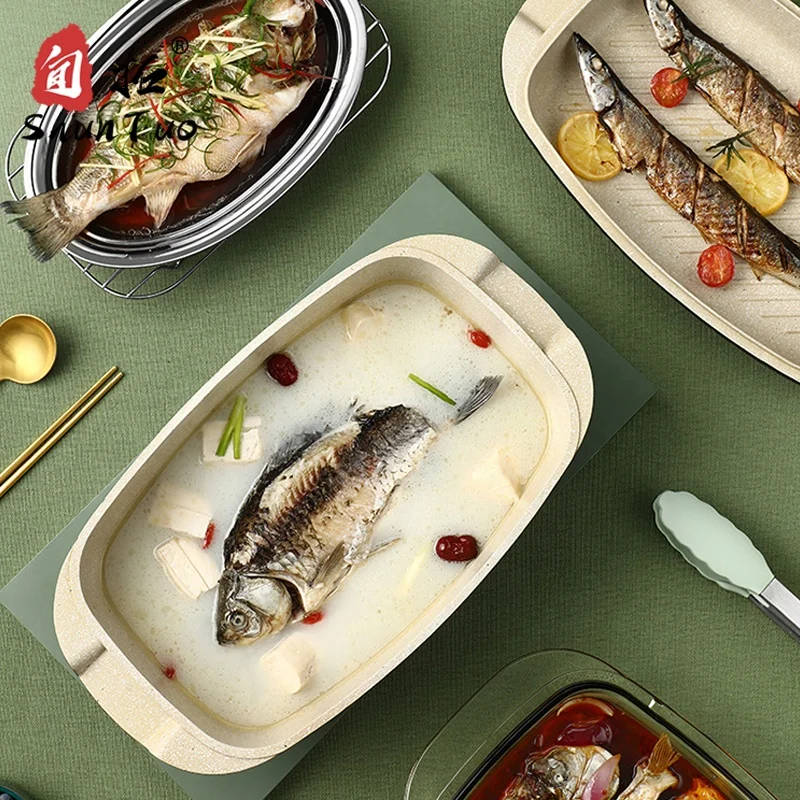 
Spruce green cookware set manufacturers wholesale ceramic cooking pot pcs aluminum steamer pot cookware 