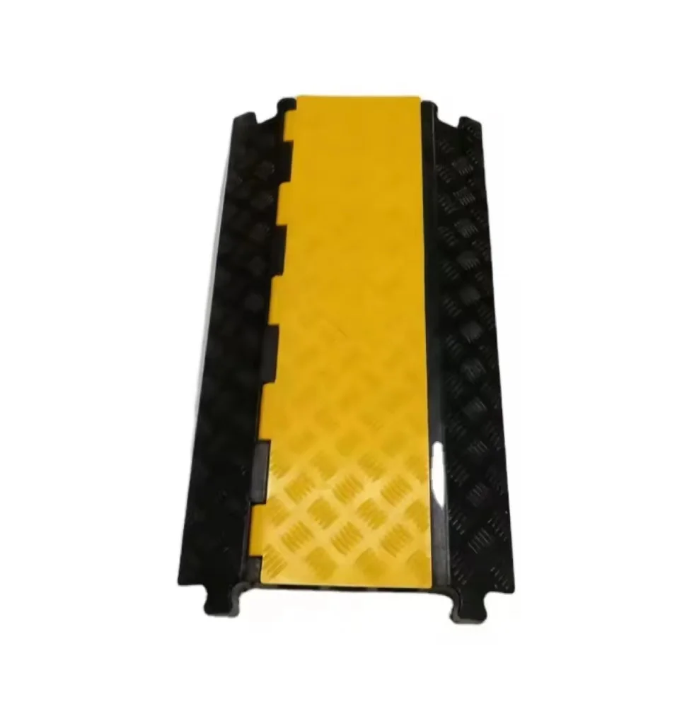 3-way cable ramp outdoor 3-way road ramp cable tray rubber cable protector