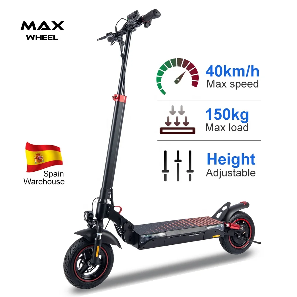 EU WAREHOUSE T4  HIGH QUALITY SAFETY 2 WHEELS ADULT ELECTRIC SCOOTER PRICE CHINA WITHOUT SEAT ADULT