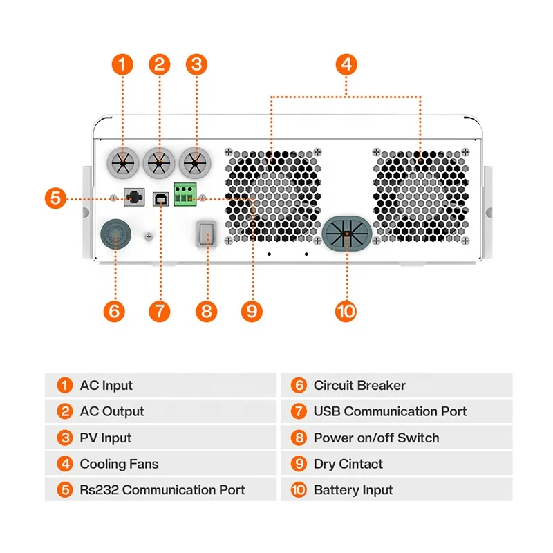 JSDSOLAR FACTORY 5KW 5.5KW solar Inverter on grid electric power inverter