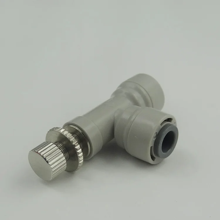 
Manual control valve 1/4' - 1/4' quick connect waste water flow control valve RO reverse osmosis pure water machine 