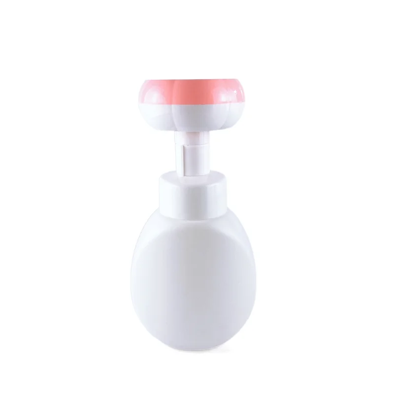 Flower shape foam pump Liquid 250ml Plastic Foam Soap Bottle With flower soap pump For Baby Hand Washing