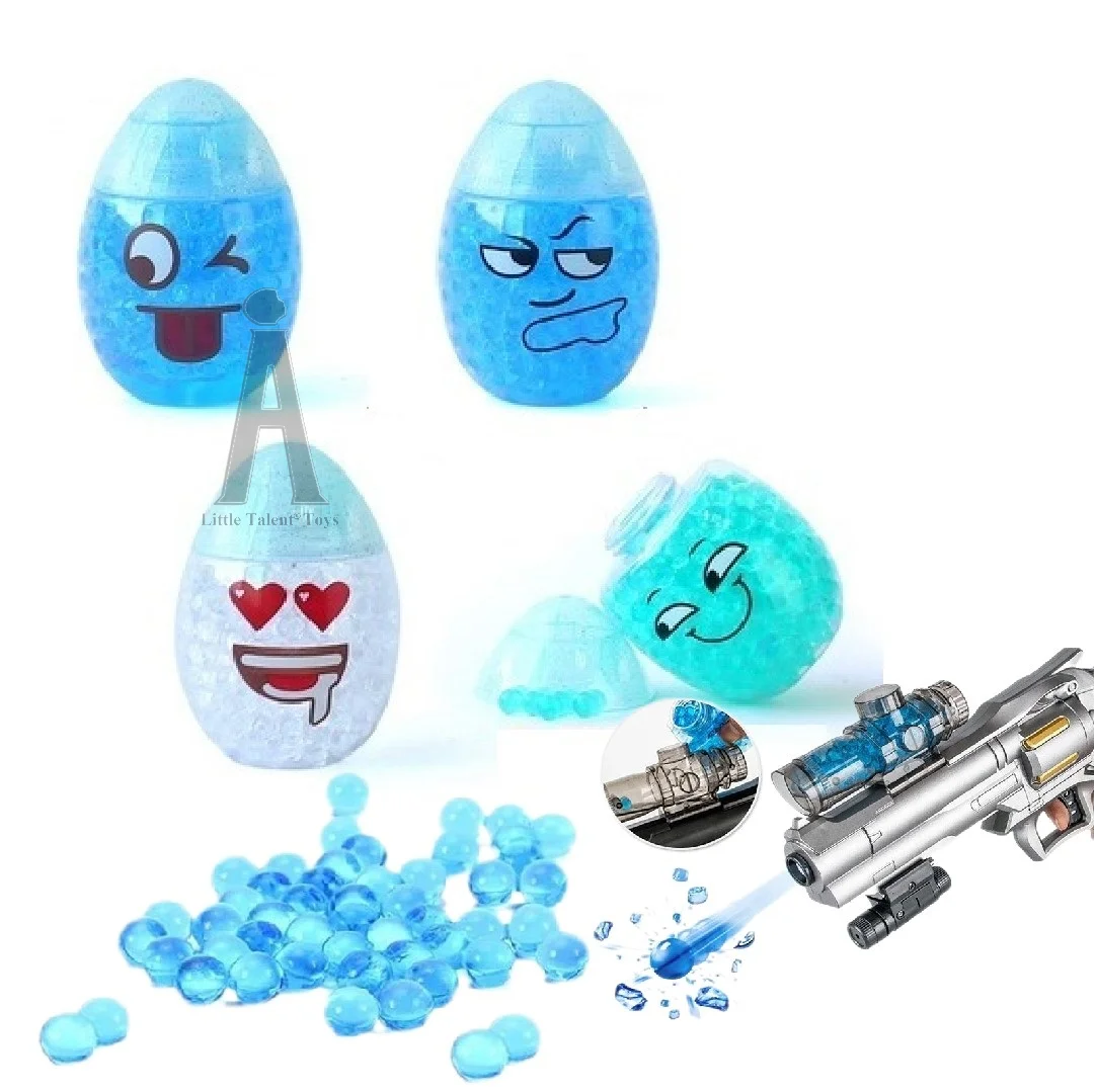 China Gel Gun Blasters Accessories Crystal Soil Blaster Gun Ammo Bullets 7-8 mm