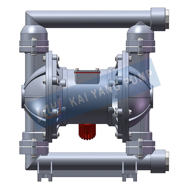 Side Inlet And Outlet QBY-KB32LL Aluminum Pump Pneumatic Explosion-Proof It Has Good Self-Priming Ability