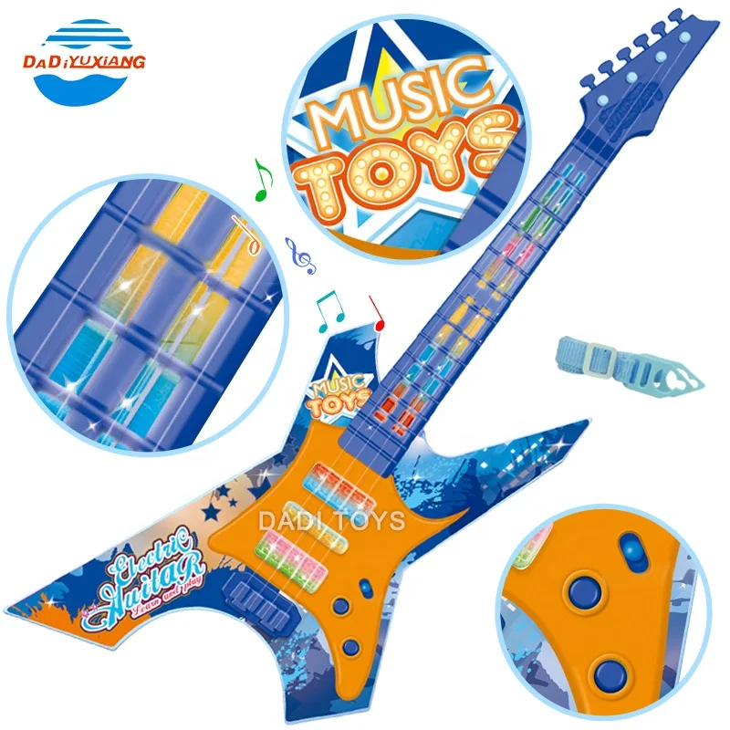 DADI OEM&ODM Musical Instruments Musical Guitar Toy Plastic Toy Bass Guitar For Kids