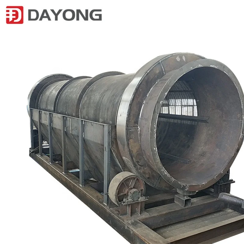 Trommel screen for river sand screening