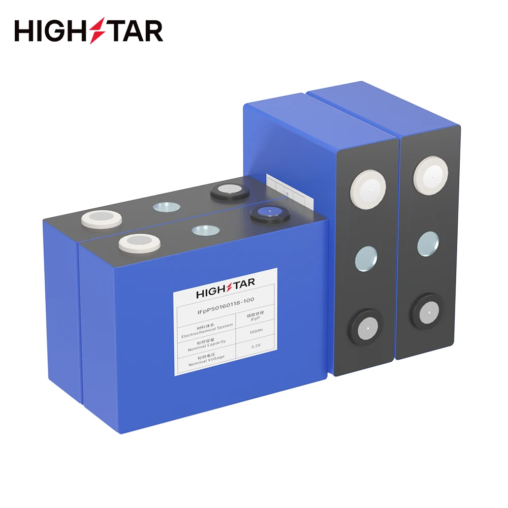 HIGHSTAR Prismatic LiFePO4 Cell 100Ah 3.2V grade A brand new battery pack for telecom back-up battery and energy storage