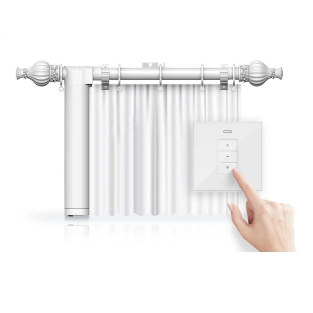 Умные занавески Google Tuya Zigbee Электрический Римский стержень с мотором Умный домашний занавес товары для умного дома Alexa алюминиевый сплав
