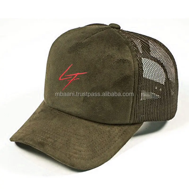  Новая трендовая замшевая сетчатая Кепка-тракер с индивидуальным логотипом кепки-тракер