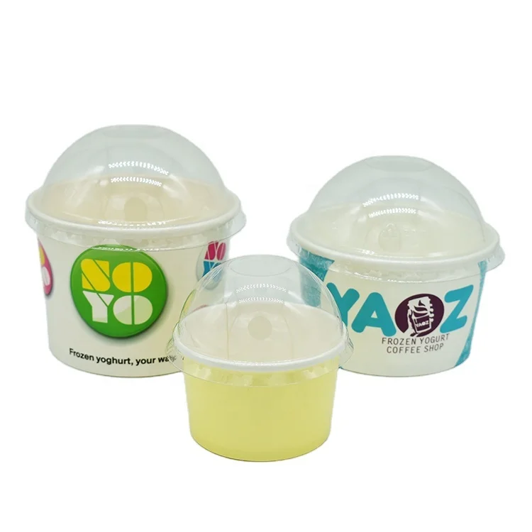 
Custom Logo Paper Cup High Quality Ice Cream Cup Manufacture 