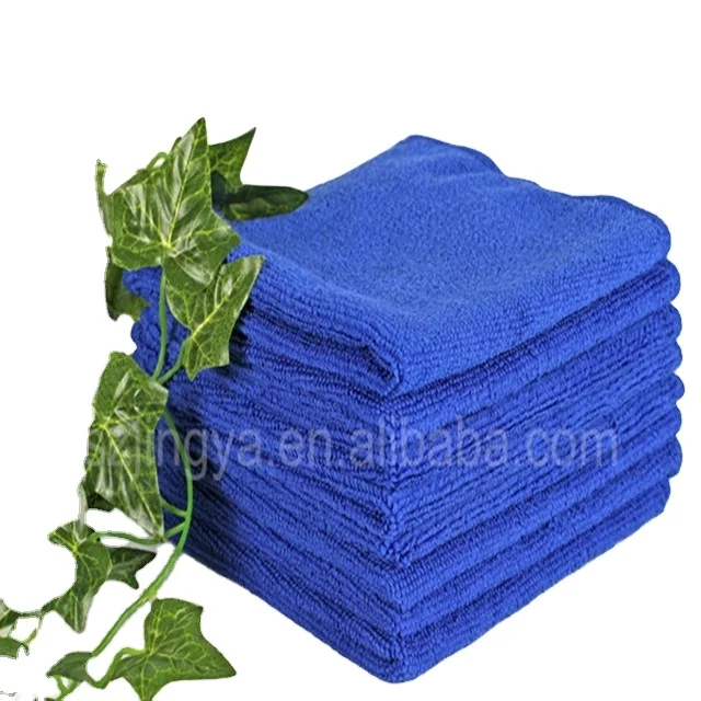 High quality soft and lint free microfiber pearl  custom printed towels