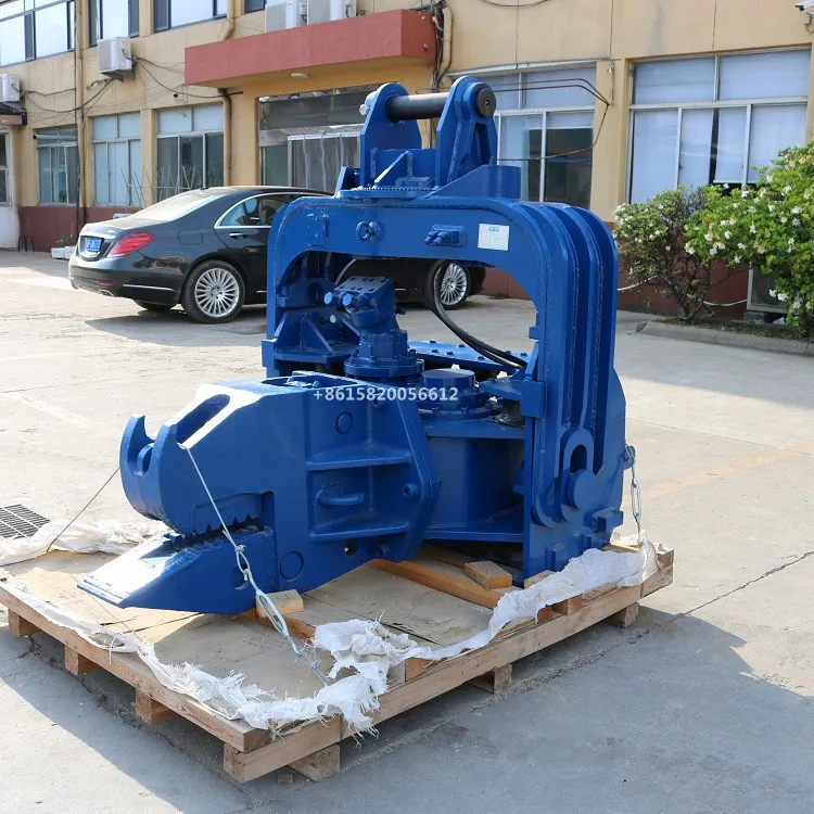 excavator post driver vibratory hammer pile