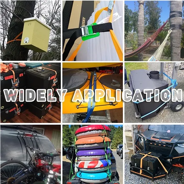 Factory high quality customized Cargo Lash Luggage Nylon Belt with Metal Buckle