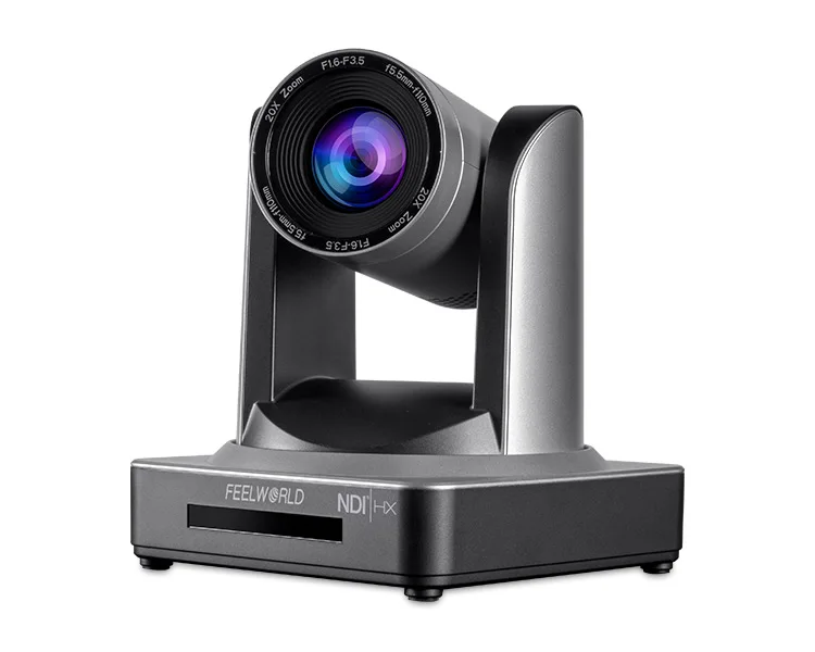 FEELWORLD NDI20X Simultaneous USB/3G-SDI/HDMI/NDI/IP Live Streaming PTZ Camera with 20X Optical Zoom 1080P@60fps PoE Supported