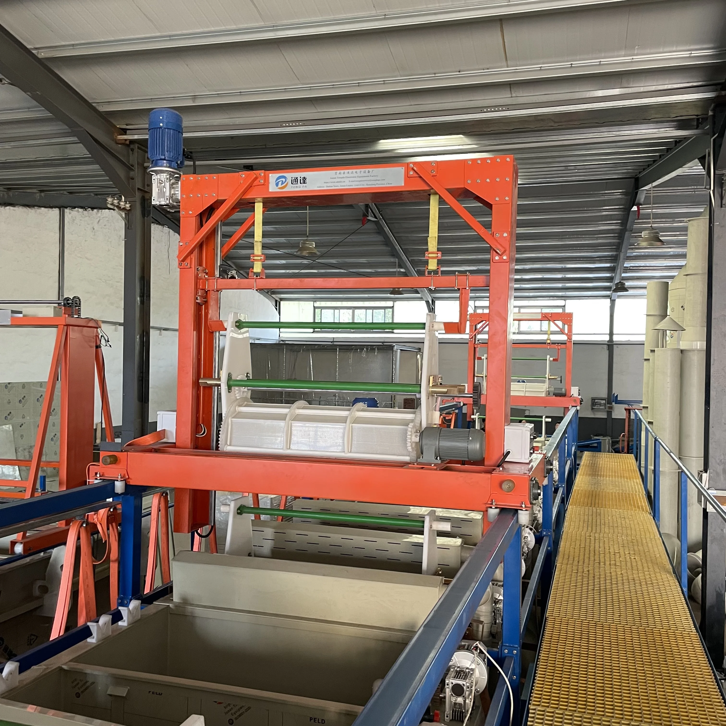 Barrel Plating Machine for Nickel Plating / Electroplating equipment / zinc plating plant