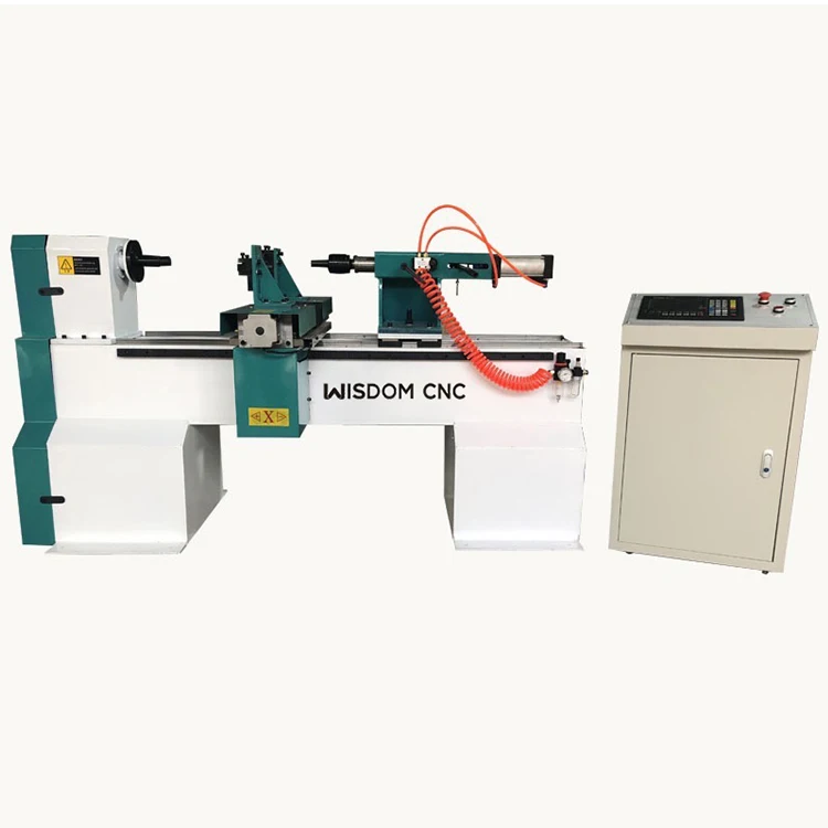 High quality Automatic CNC Wood Working Turning Lathe Machine Price For Sale