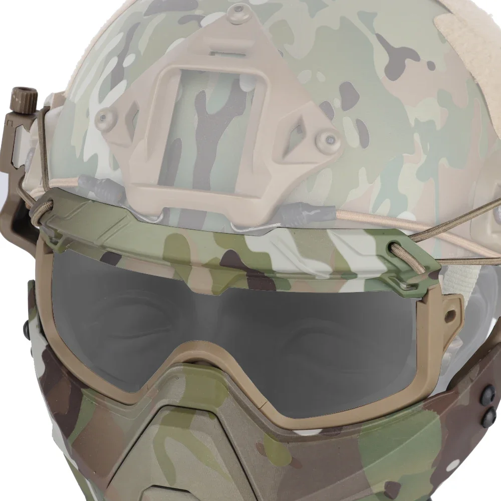 Tactical Paintball  Mask Half Face Mask Outdoor Hunting Protection Equipment CS Game Sport Combat Breathable Safety face mask