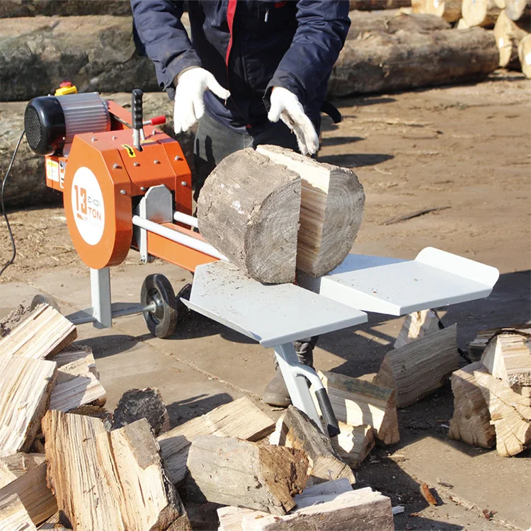 High Quality Log Splitter Hydraulic Electric Wood Splitting Machine Wood Portable Log Splitter for Home Use