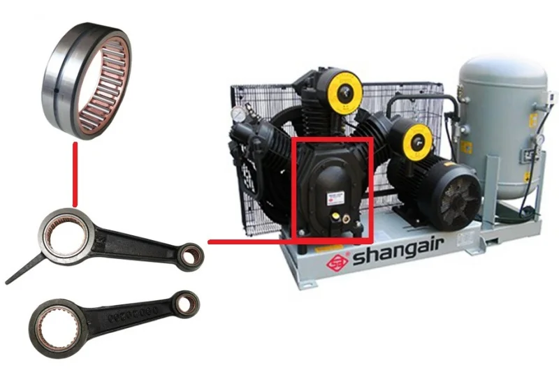 Factory Supply Compressor Spare Parts Connecting Rod Bearing for Shang air Hengda Air Compressor