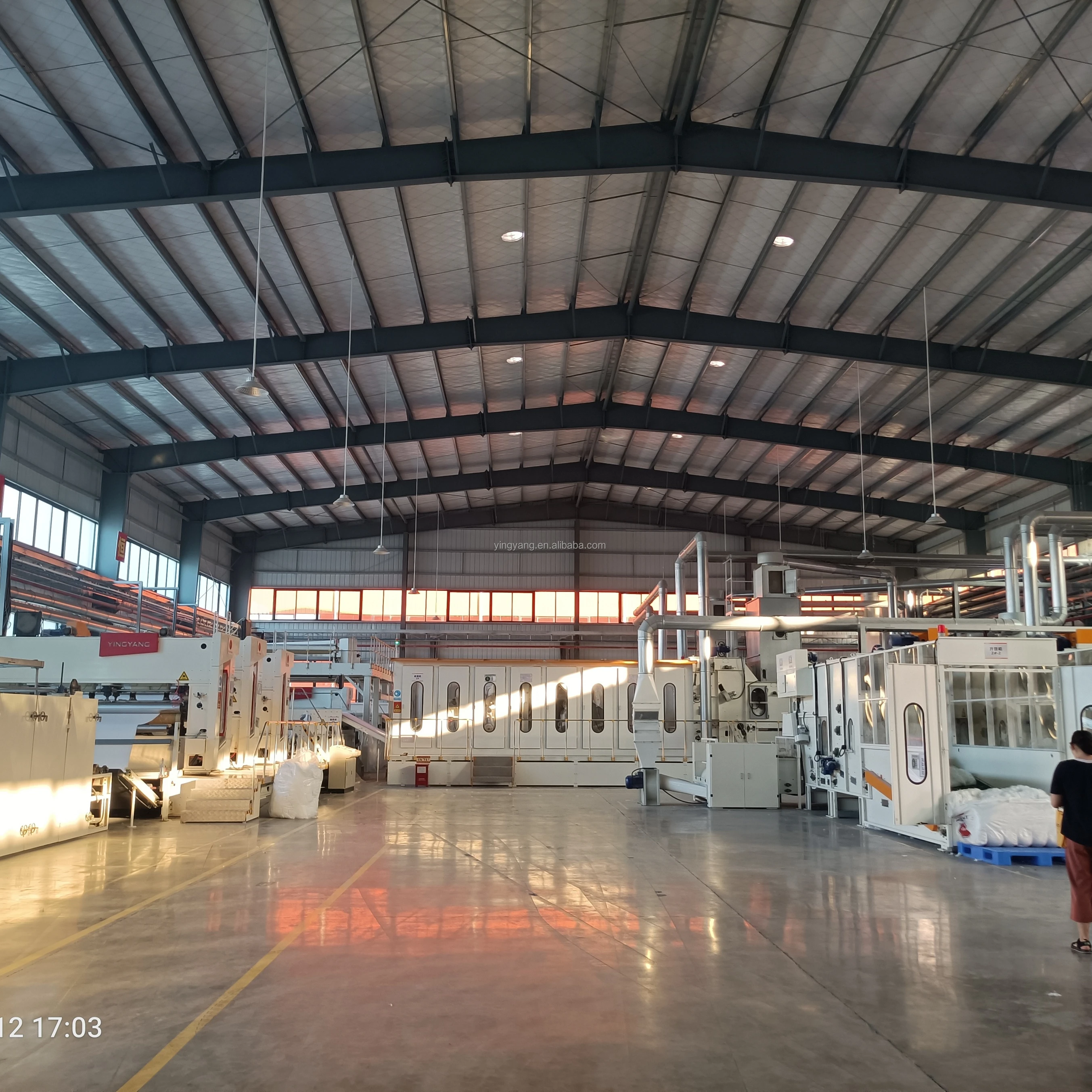 AIR FILTRATION NONWOVEN MACHINE FILTER FELT NEEDLE PUNCHING PRODUCTION LINE CROSS LAPPER MACHINE